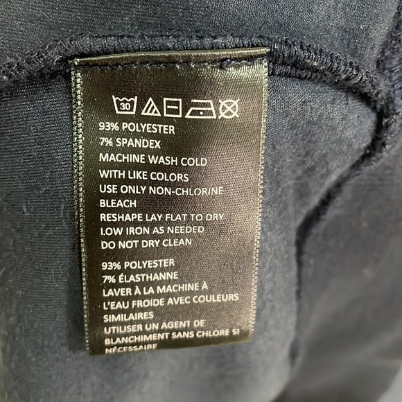 Urban Outfitters Easy Does It Velour Hoodie Sweatshirt - Midnight Blue - Picture 11 of 12